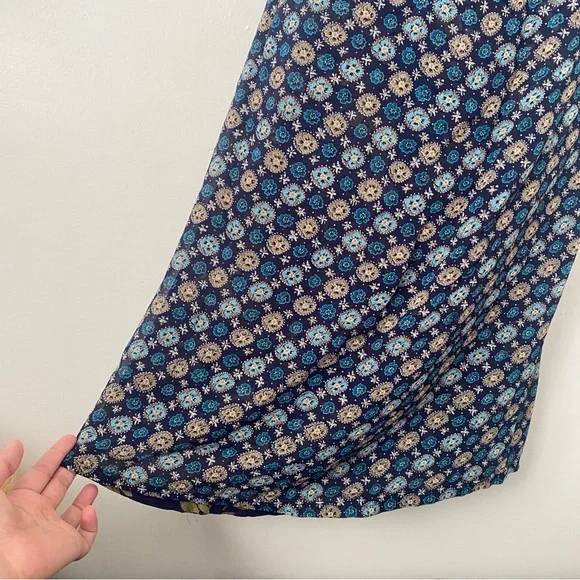 Sag Harbor Reversible Floral Maxi Dress Y2K Vintage Boho Summer Slip Dress- XL - Picture 5 of 10